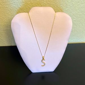 Pink Necklace Display Velvet